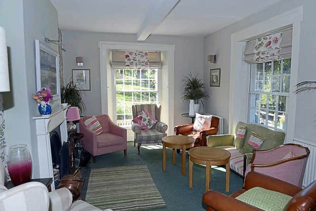The sitting room at Pen-y-dyffryn Hotel