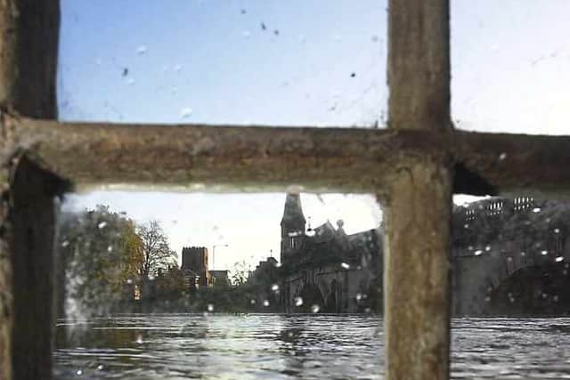 Watery view from a cellar in English Court