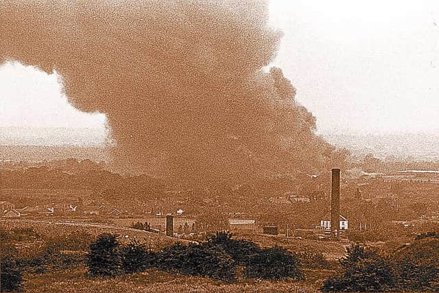 The fire at at COD Donnington in 1983