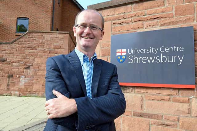 Deputy provost Paul Kirkbright outside the new centre