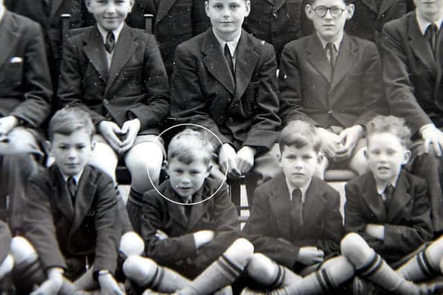 Nick Owen, bottom, and Bob Warman