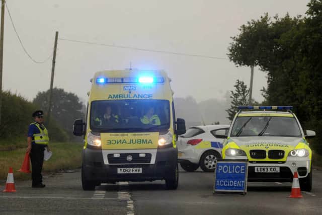 The A5 was closed after the crash