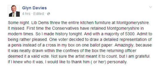 Glyn Davies on Facebook
