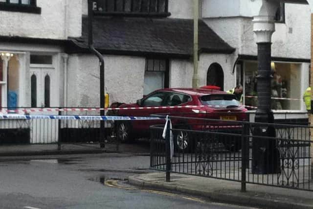 The scene of the accident
