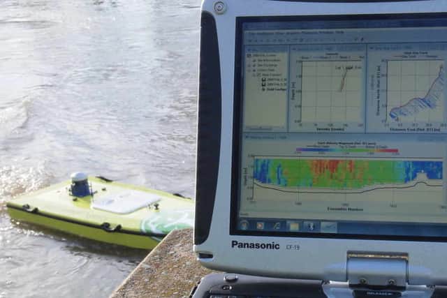 The ARC-Boat which will now be used seen on Shropshire's rivers