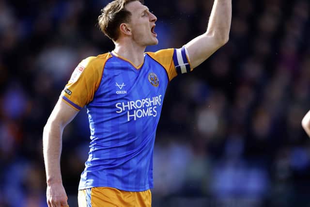 Will Boyle has Shrewsbury Town in John Marquis' absence through injury