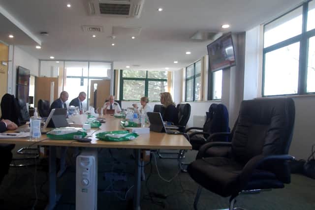 The WMAS board meeting, held in person and virtually on Microsoft Teams