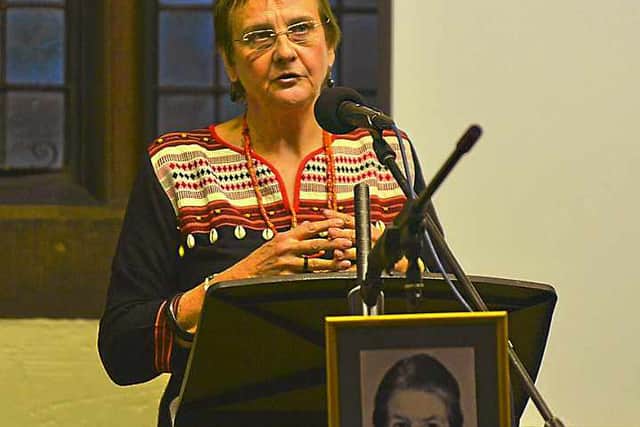 Trina Child talks at Murrells anniversary