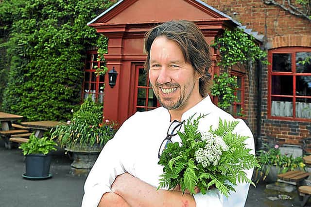 Hundred House head chef Stuart Phillips in Norton