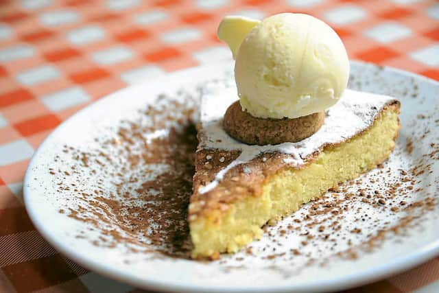 Simply the basque - the tarta Santiago