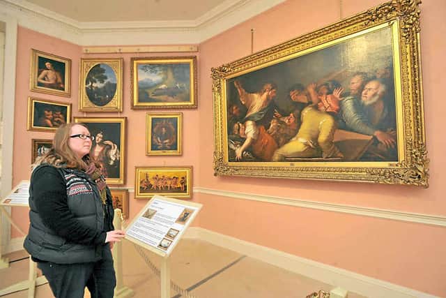Flora Hutchinson, events and marketing officer, in the Nash gallery