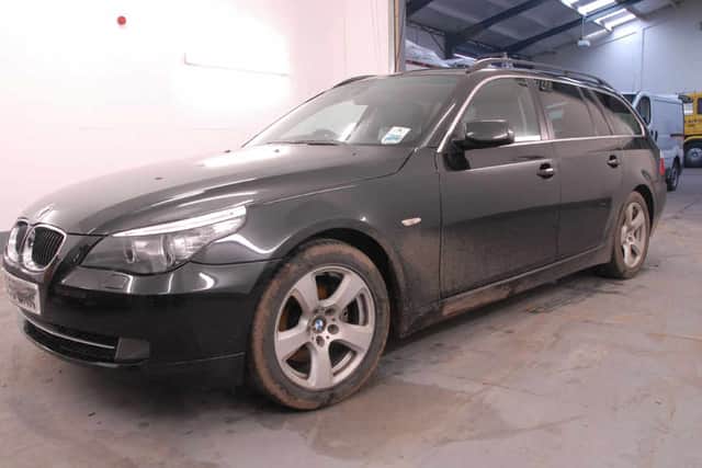 Taylor's BMW where blood was found