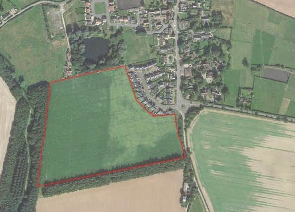 The site is off Perryfield Road