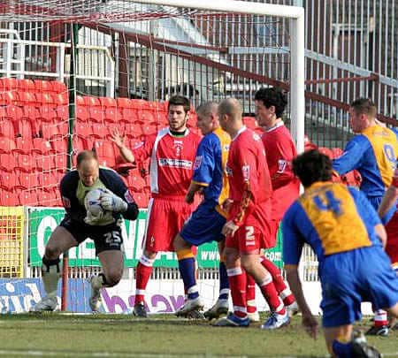 Manager Gary Peters has challenged his Shrewsbury side to treat the end of their unbeaten sequence as a positive - and launch another season-defining run with tomorrow night's visit of Bury.Town suffered their first defeat since Boxing Day - and in 14 matches - as they went down 2-1 to high-flying Swindon at the County Ground.
