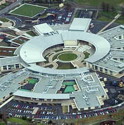 The spectacular view of the £70 million flagship Hadley Learning Community from the sky.