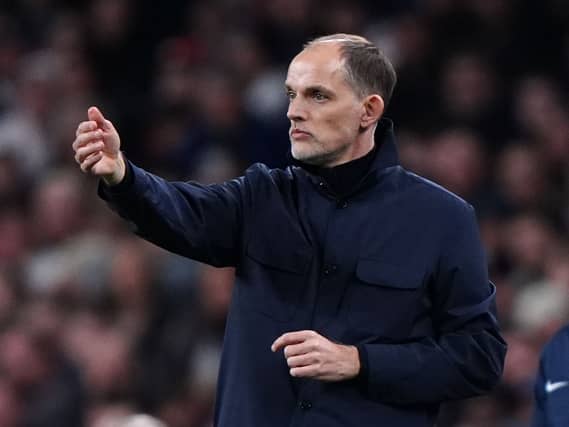 Thomas Tuchel on the touchline