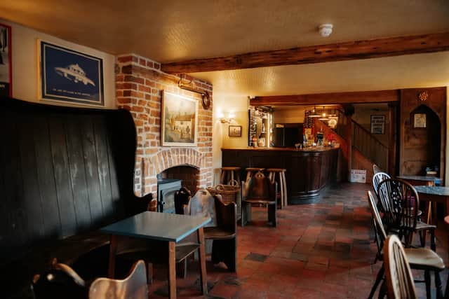 The pub carries a lot of traditional touches