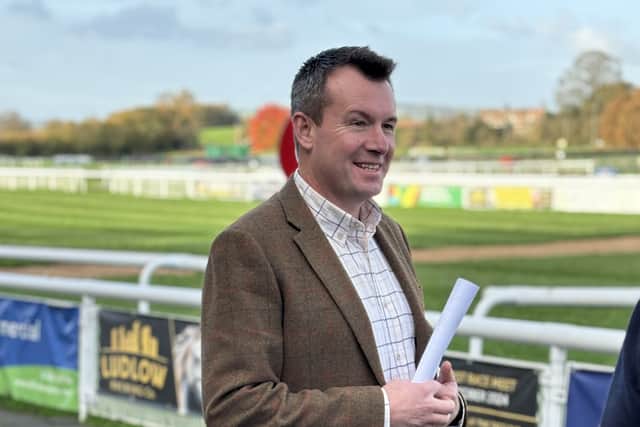 Stuart Anderson MP at Ludlow Racecourse