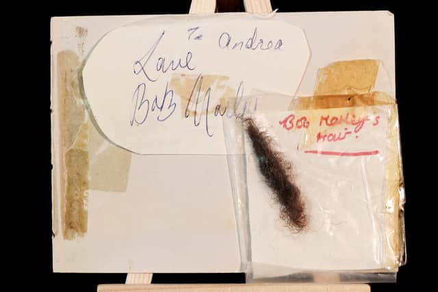 A dreadlock from Bob Marley's hair