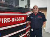 Fire chief Simon Hardiman