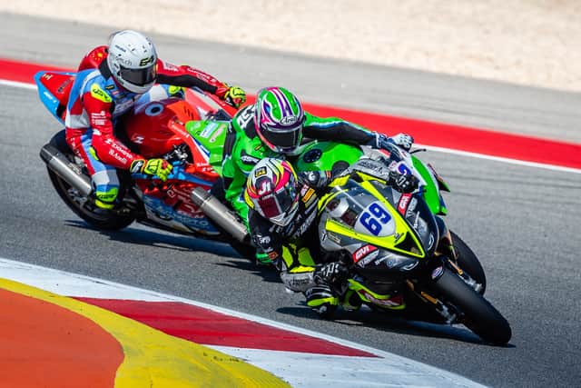 Shropshire racer Tom Booth-Amos at the Autodromo Internacional do Algarve in Portugal