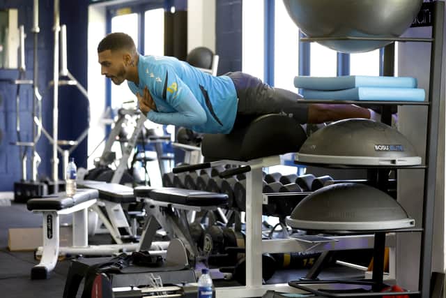 Karlan Grant returned to training on Thursday but the Lions clash comes too soon for the Albion wideman.(Photo by Adam Fradgley/West Bromwich Albion FC via Getty Images)