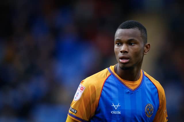 Bradley Ihionvien of Shrewsbury Town