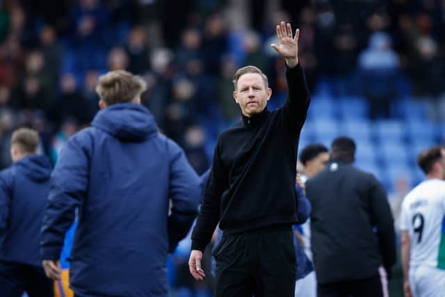 Shrewsbury Town boss Gavin Cowan