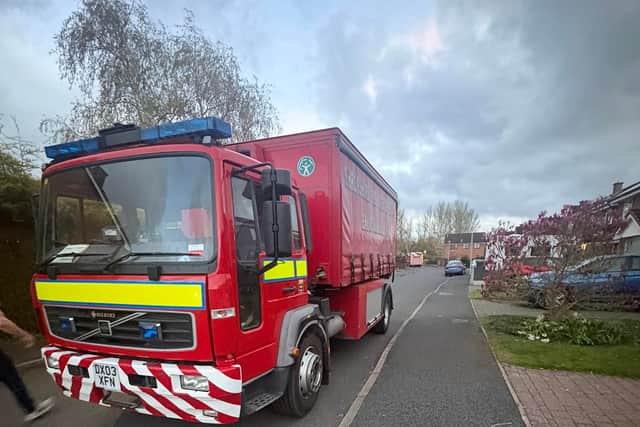 Fire crews attended to stop flooding affecting electrics