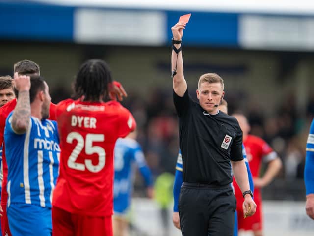 Ammar Dyer sees red at Chester