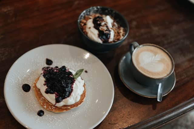 Moody Cow Bistro dessert and coffee