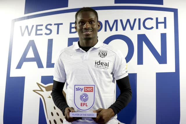 Mowatt’s midfielder partner Ousmane Diakite put in a third man of the match display on the spin. (Photo by Adam Fradgley/West Bromwich Albion FC via Getty Images)