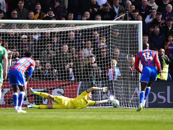 Jean-Philippe Mateta scores for Crystal Palace