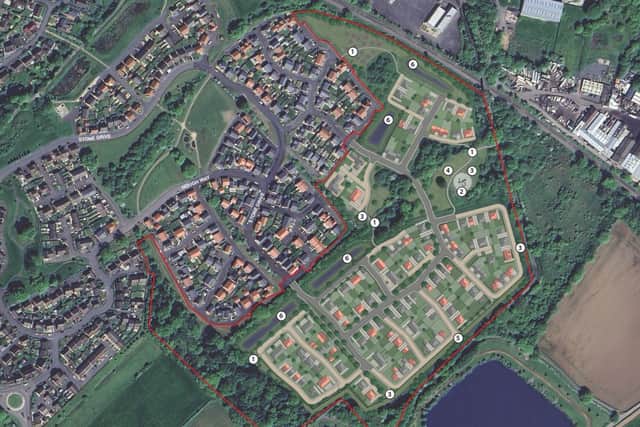 The proposed site of the development in Shifnal.