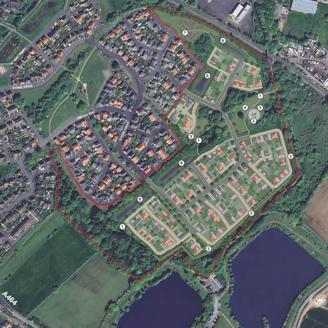 The proposed site of the development in Shifnal