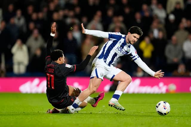 Albion in action against Millwall