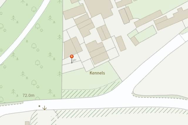 Hilbrae location map