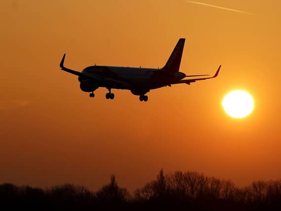 An easyJet plane