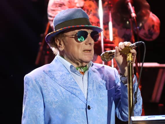 Van Morrison performing