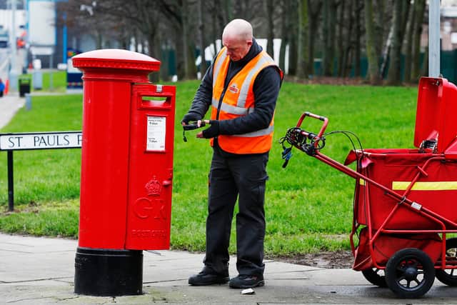 A postman at Work