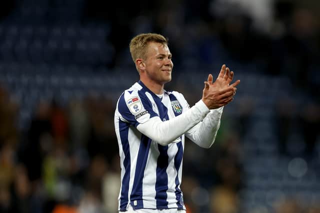 Aune Heggebo salutes the Baggies faithful. (Photo by Adam Fradgley/West Bromwich Albion FC via Getty Images)
