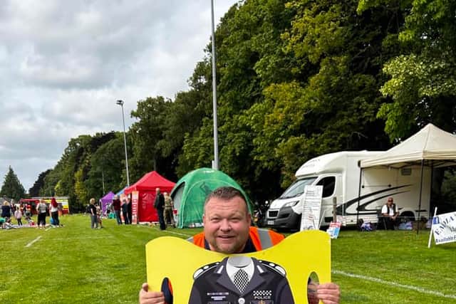 Councillor Gwyn Davies enjoying the fun day on a previous occasion