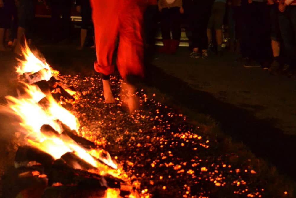 A file image of a firewalk