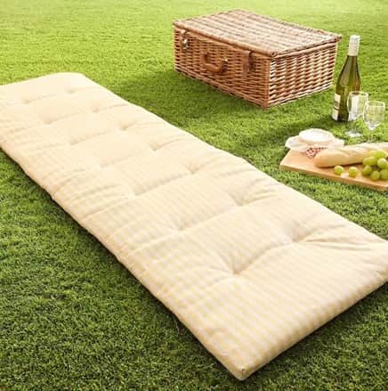 Dunelm Striped Water Resistant Roll Mat