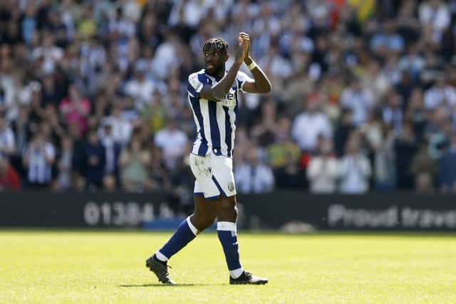 Daryl Dike remained popular with The Hawthorns faithful. (Photo by Adam Fradgley/West Bromwich Albion FC via Getty Images)
