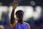 Ismeal Kabia of Shrewsbury Town during the game between Shrewsbury Town and Fleetwood Town