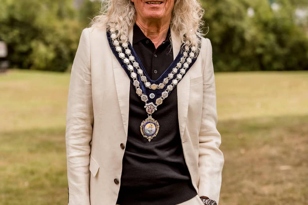 Llandrindod Wells Mayor Councillor Steve Deeks-D'Silva