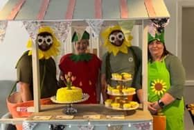 Kington Court staff were in the mood for a springtime celebration