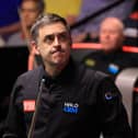 Ronnie O’Sullivan looks disappointed