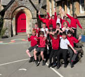 Montgomery Church in Wales Primary School has been praised by the county council following a positive Estyn inspection 